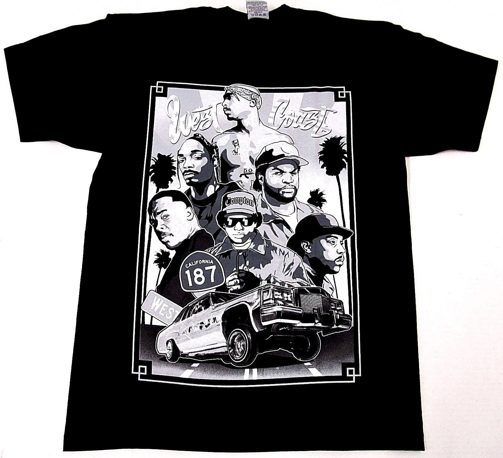 west coast rappers shirt