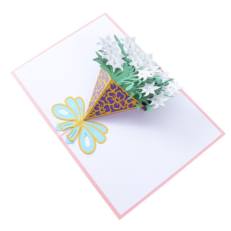 3D Pop Up Cards Valentine Lover Happy Birthday Anniversary Greeting Cards 2018 