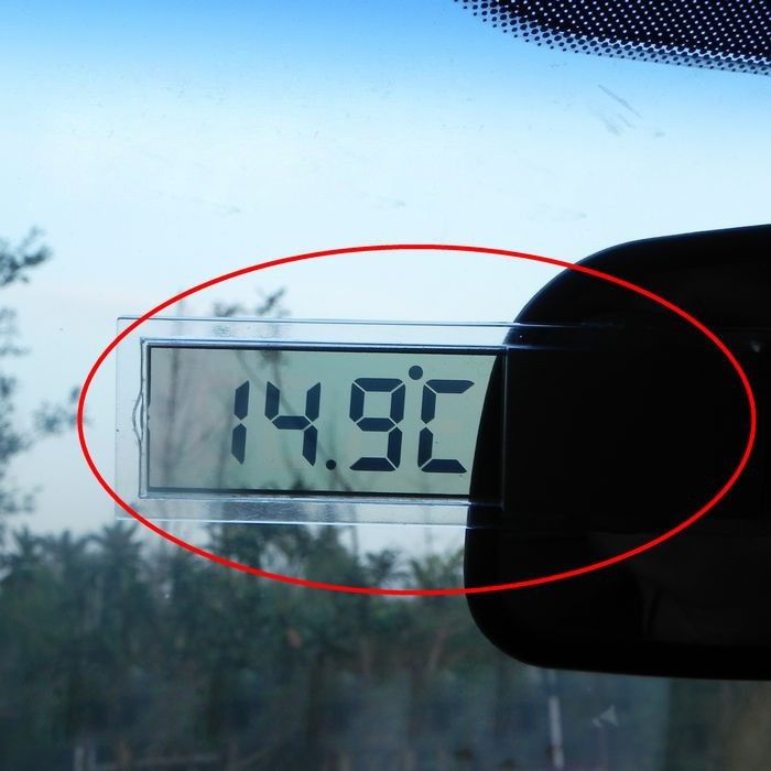 digital car thermometer