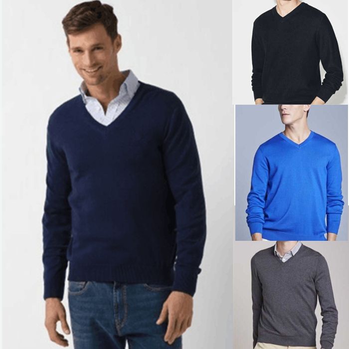 polo v neck sweaters