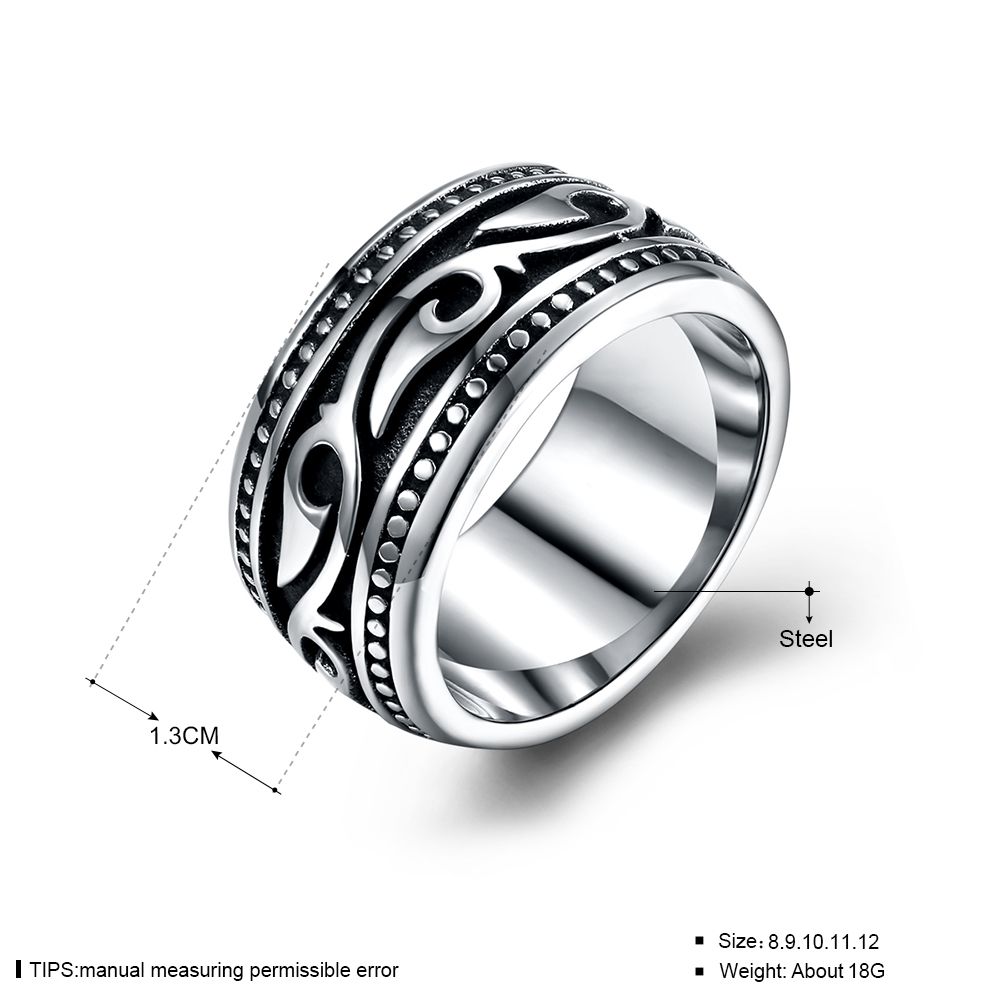 DJDEFK Anillos De Moda Para Hombre, Anillo De Escorpión Epoxi Negro, Anillo De Acero Inoxidable Para Hombre, Estilo Punk (color De Piedra Principal: 6, Tamaño Del Anillo: 11