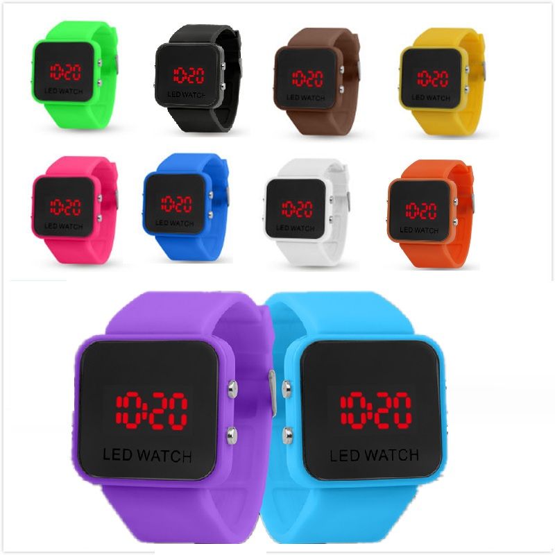 silicone watch led