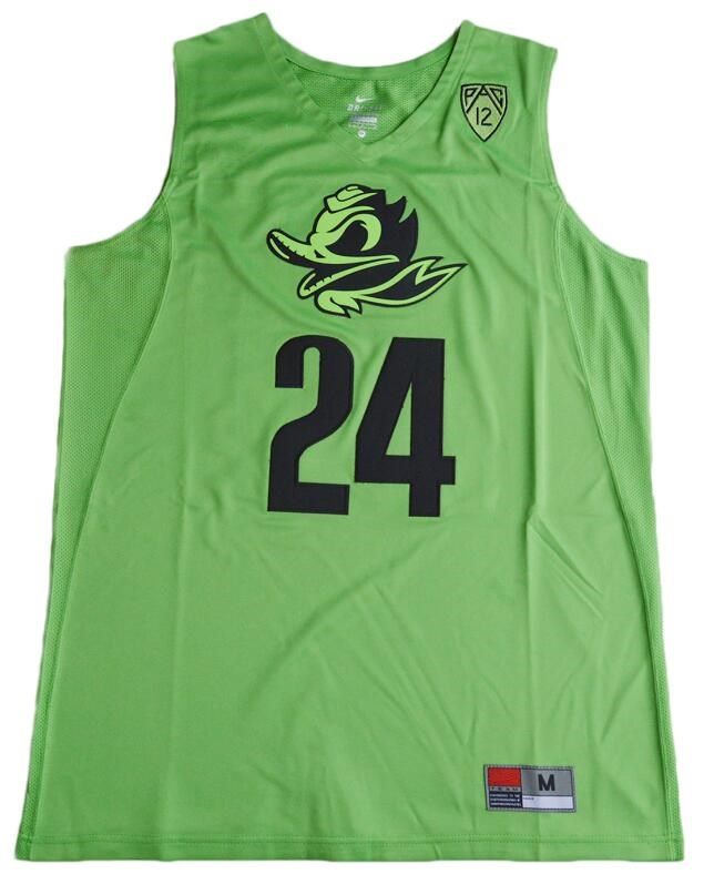 light green basketball jersey