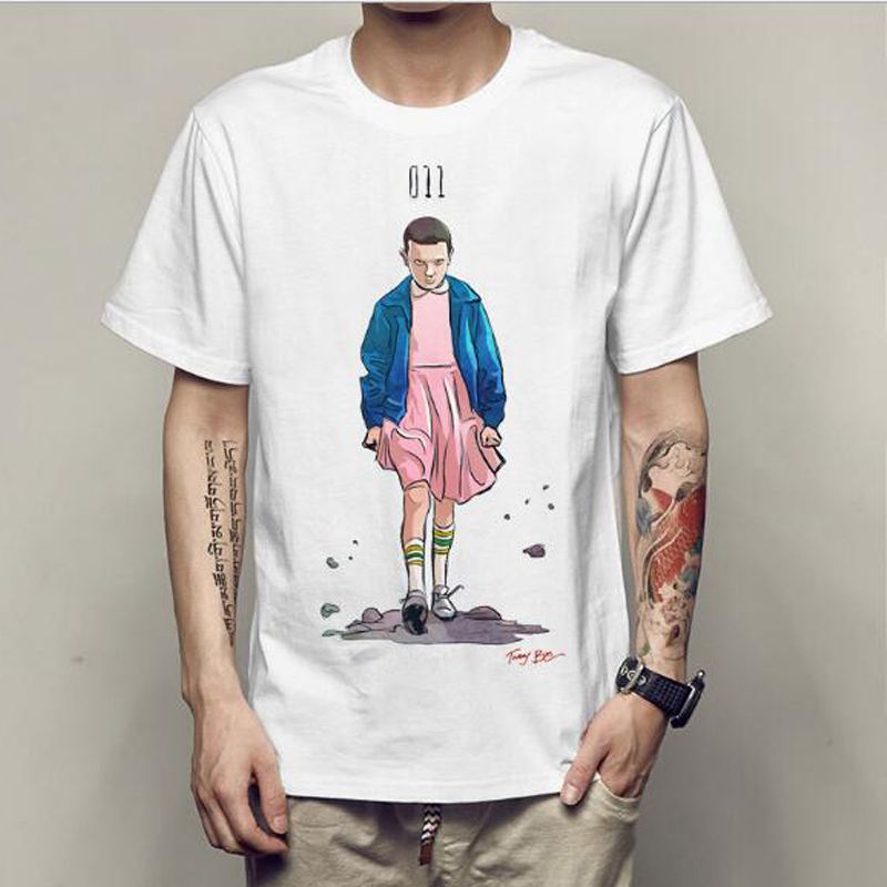 stranger things t shirt mens