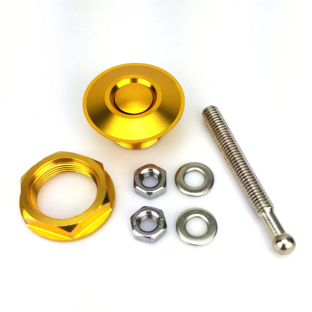 1pc Push Button Quick Release Bonnet Hood Pins Lock 1.25/" 31.75mm Universal new
