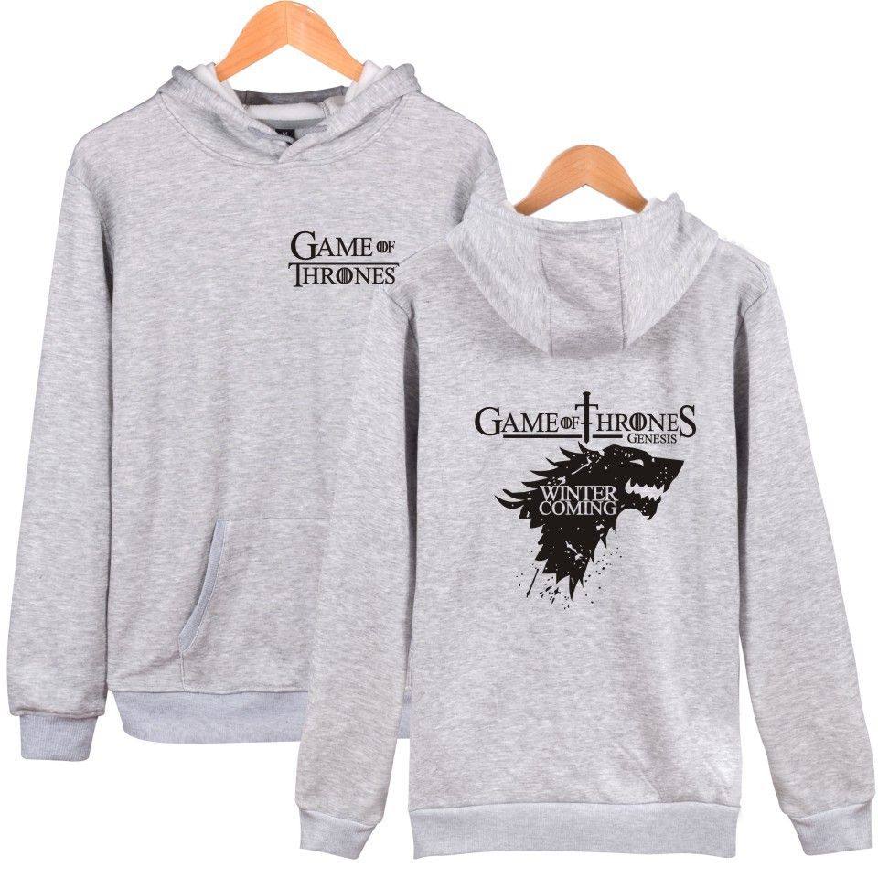 Compra Nueva Venta De Ropa De Marca Game Of Thrones House Stark Wolf Diseño  Sudadera Con Capucha es Tamaño Grande Hoodies Unisex / Men Chándal Barato |  Entrega Rápida Y Calidad | Es.Dhgate