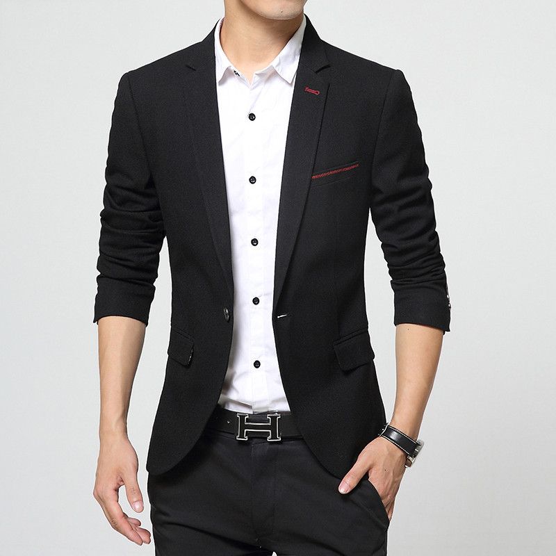 VERSMA 2017 Ropa de Estilo Coreano Para Hombre Elegante Blazer Chaqueta de Fiesta Desgaste Equipada