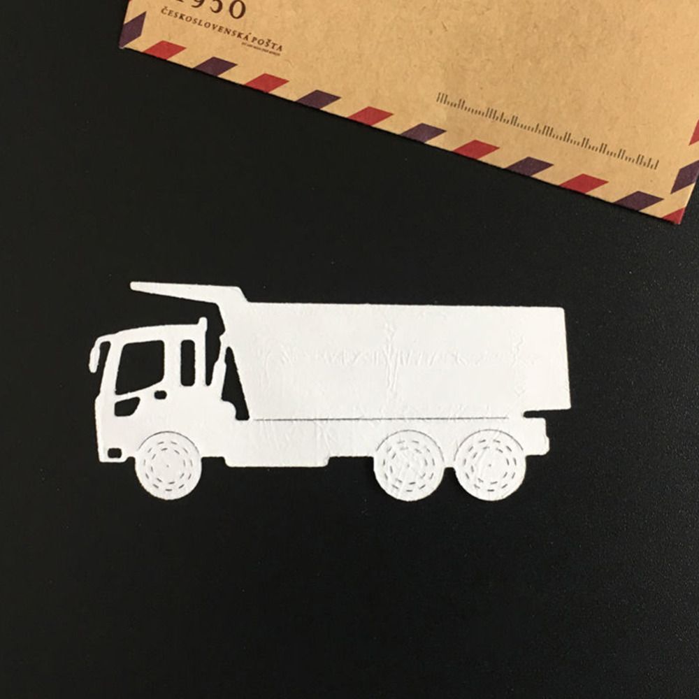 Cute Truck Metal Cutting Dies Stencil Scrapbooking Album Paper Card Craft DIY