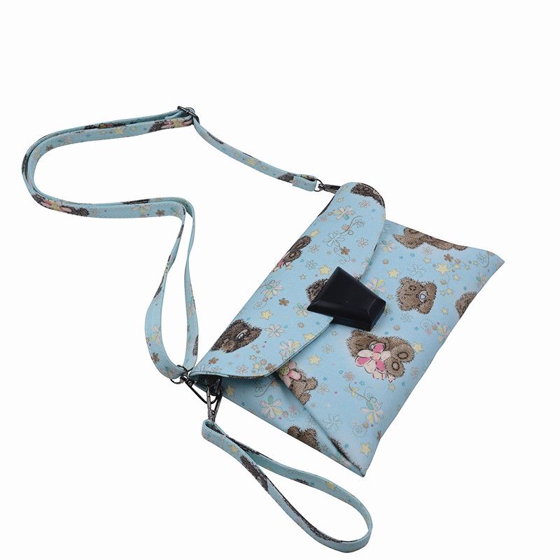 small pink clutch bag