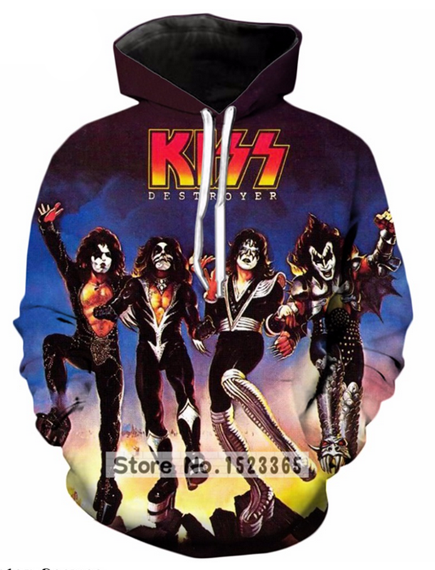 kiss band hoodie