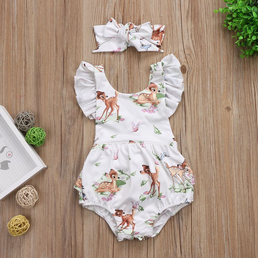 deer print baby clothes