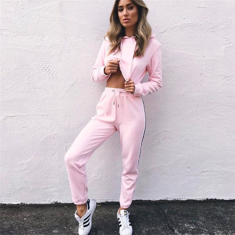 baby pink tracksuit womens