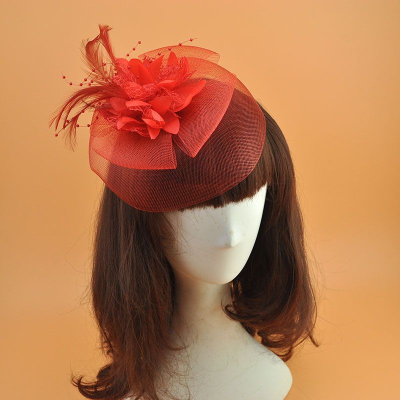 red hats wedding