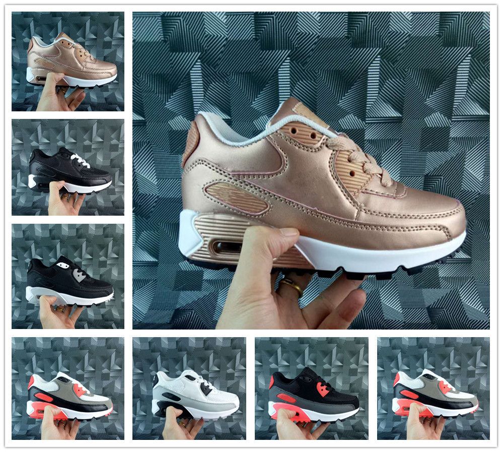 Compra Nike Air Max Airmax 90 Bebé Niños Zapatillas Zapatos Clásico 90 Niño  Niña Niño Zapatillas De Deporte Negro Blanco Entrenador Deportivo Air  Cushion Superficie Transpirable Calzado Deportivo Barato | Entrega Rápida