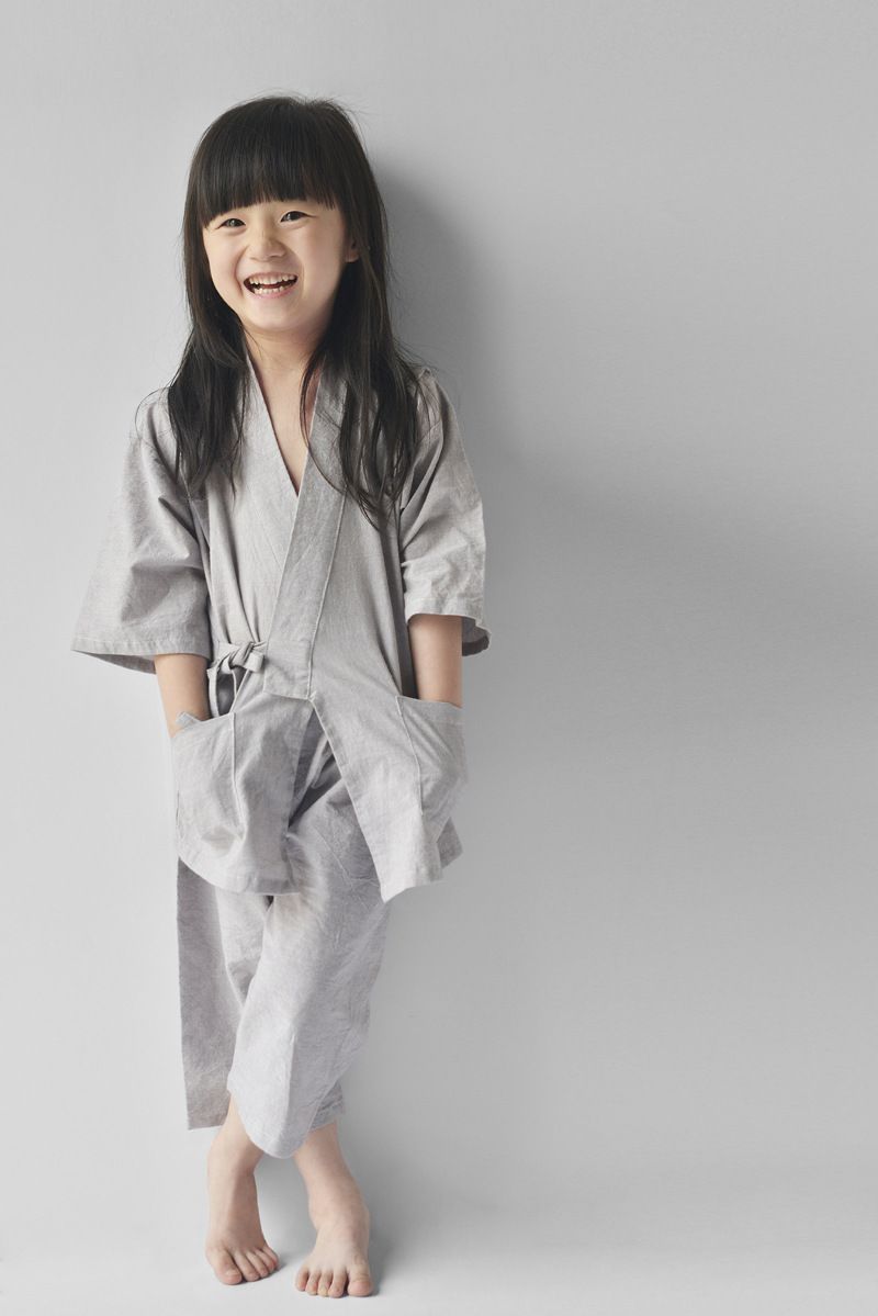 Mameluco Kimono Japonés Sakura Algodón Infantil Cómodo Pijama 3-24 Meses 