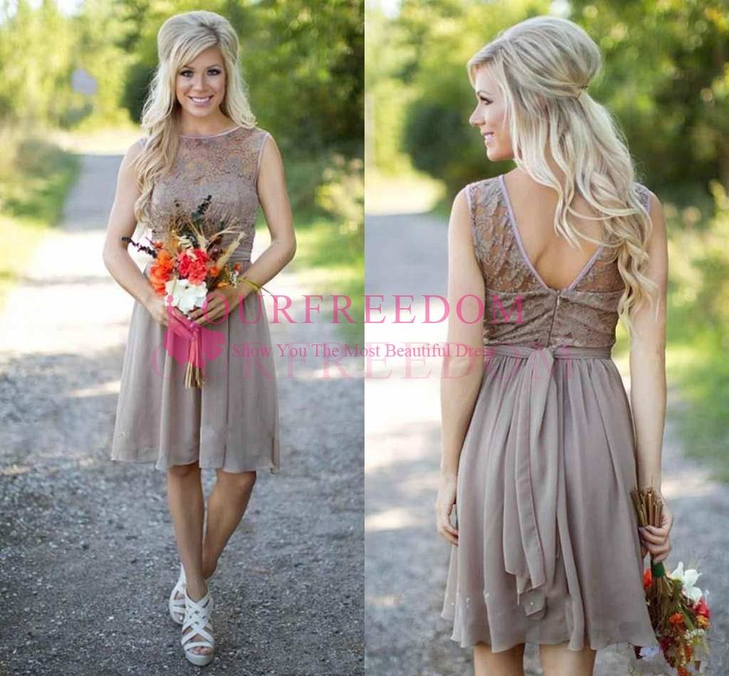 short country bridesmaid dresses
