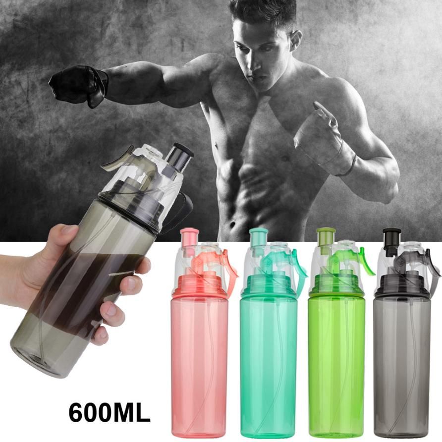 BPA Free Outdoor Sports Water Bottle Portable Leakproof Fitness Hiking Camp Cup