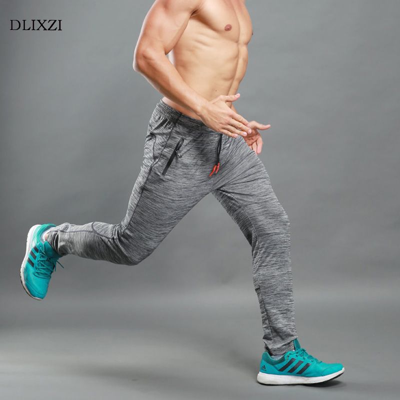 2019 Dlixzi Summer Mens Joggers Sweatpants Zipper Pocket Fitness Workout Pants Elasticity Skinny Men Sweat Pants Parkour Trousers From Ario 29 71