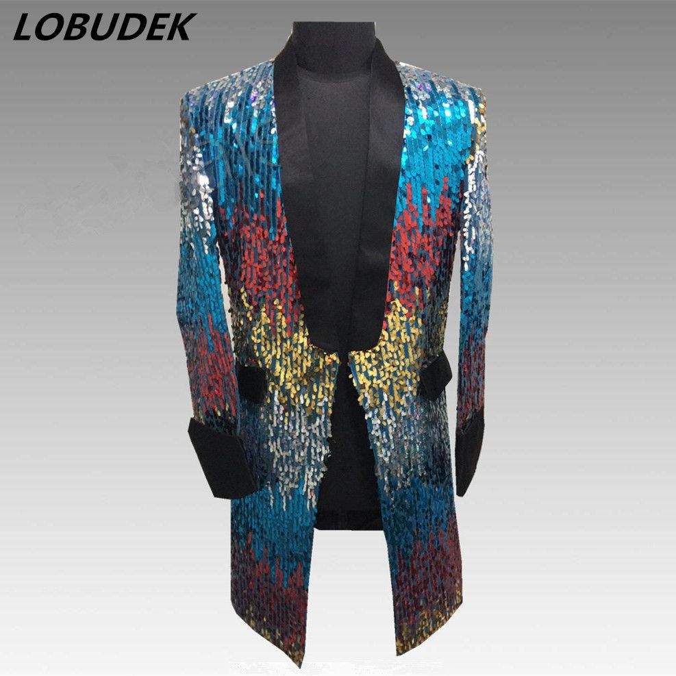 casaco colorido masculino