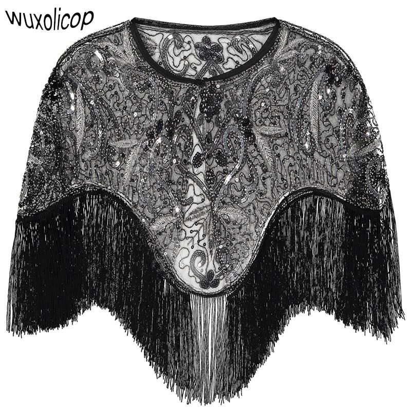 1920s flapper shawl