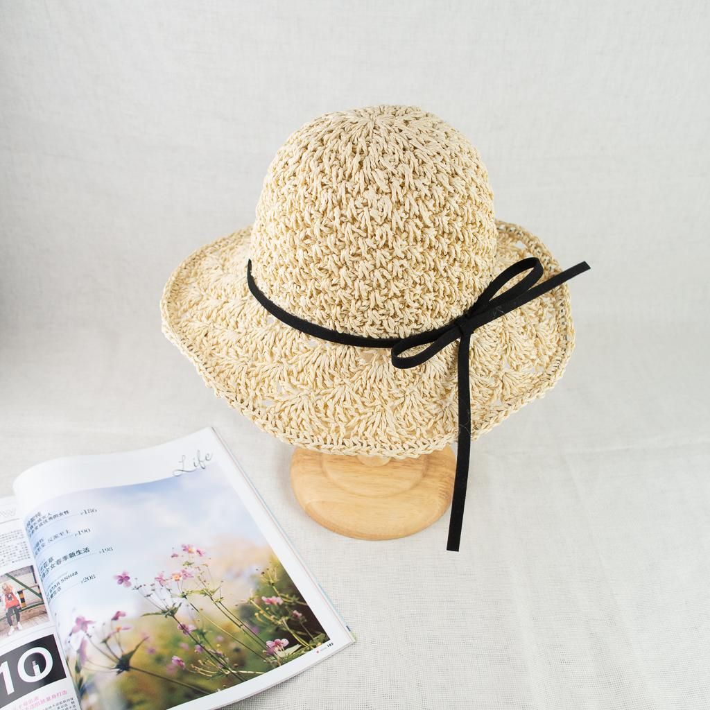 shell brimmed sun hat pattern