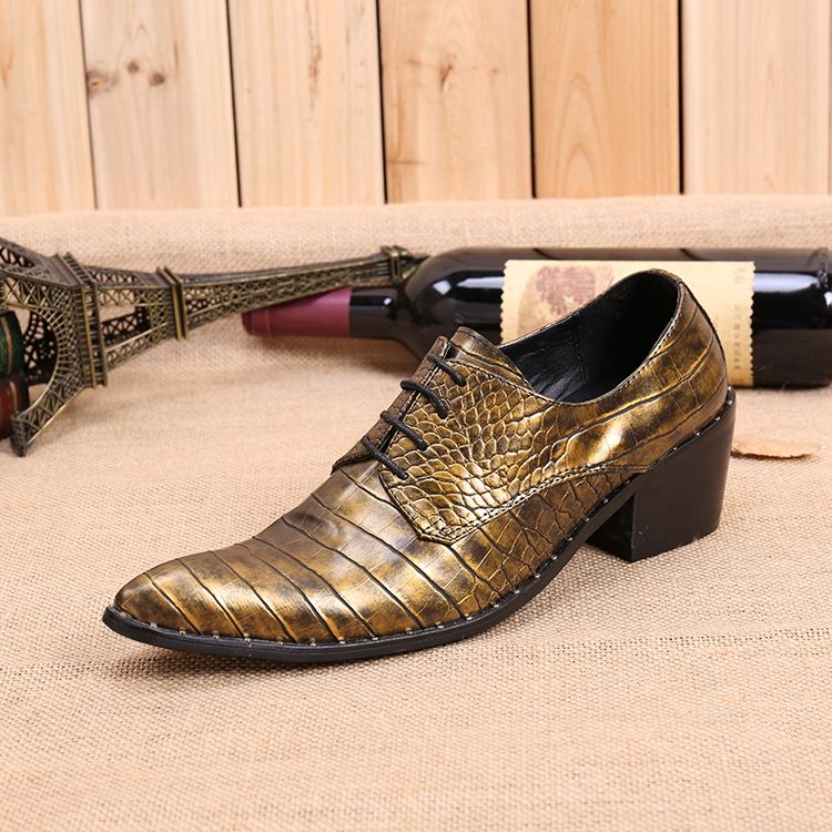 crocodile skin heels