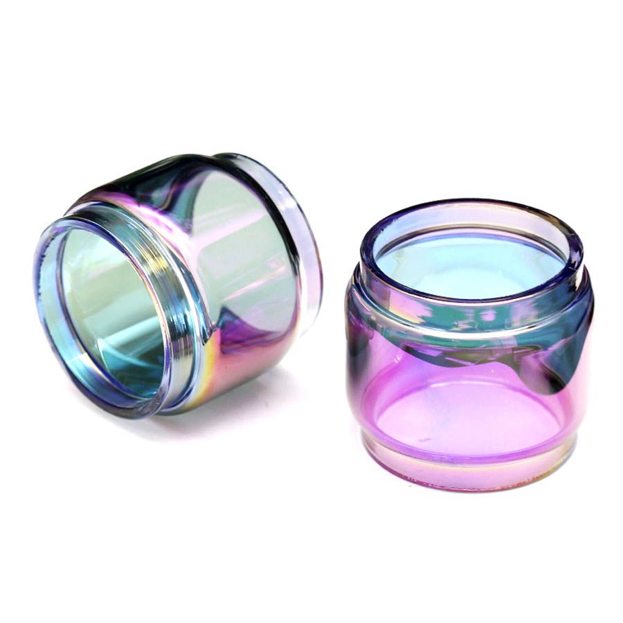 For TFV12 Prince TFV8 Big Baby Rainbow Bulb Glass Tube Extended Tank Tube