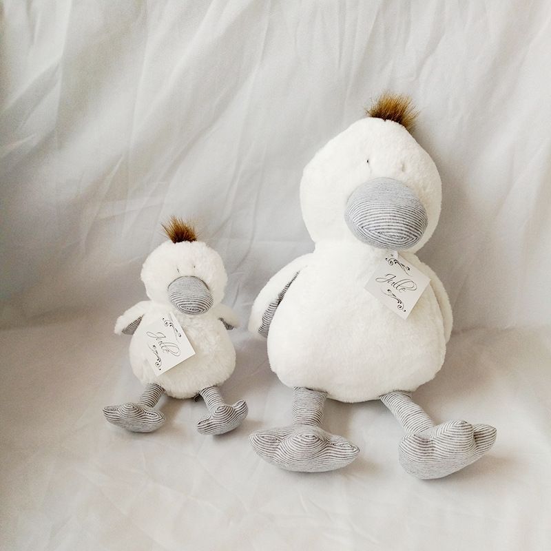 white duck stuffed animal