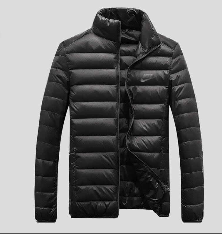 Mens NIKE Fashion Compress Down Jacket Outdoor Sport Convenient Carry ...