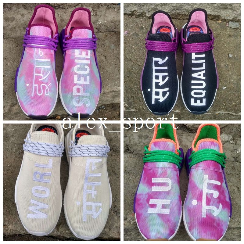 human race shoes rainbow