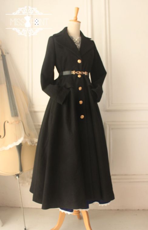 duchess long wool coat
