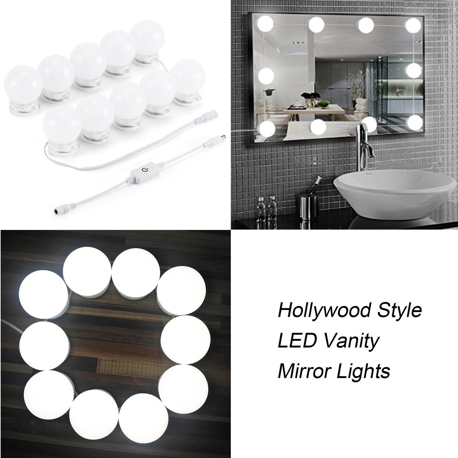 led lights for makeup vanity