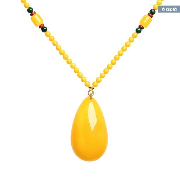 beeswax necklace