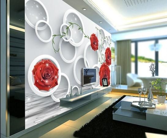 Compre 3d Papel De Parede Estereoscopico 3d Circulo Solido Rosa Vermelha Simples Tv Fundo Pintura De Parede Papel De Parede De Dhzhang20188 82 5 Pt Dhgate Com Encontre imagens de papel de parede. dhgate