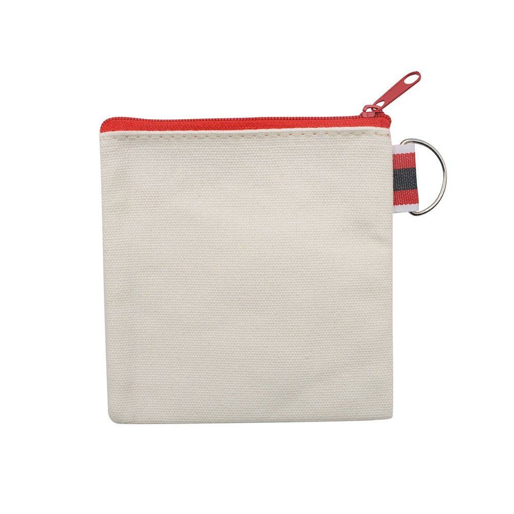Blank coin online purse keychain