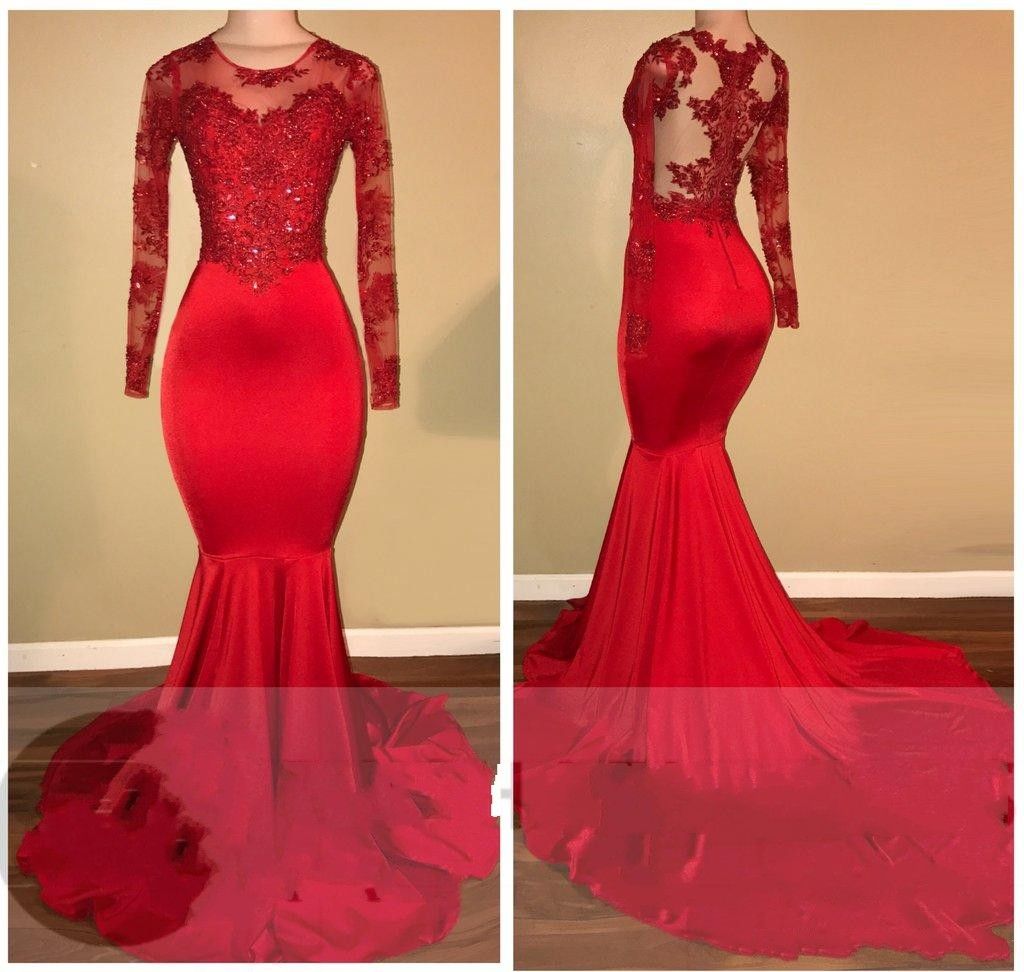red hollywood dress