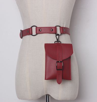 leather belt bag womens
