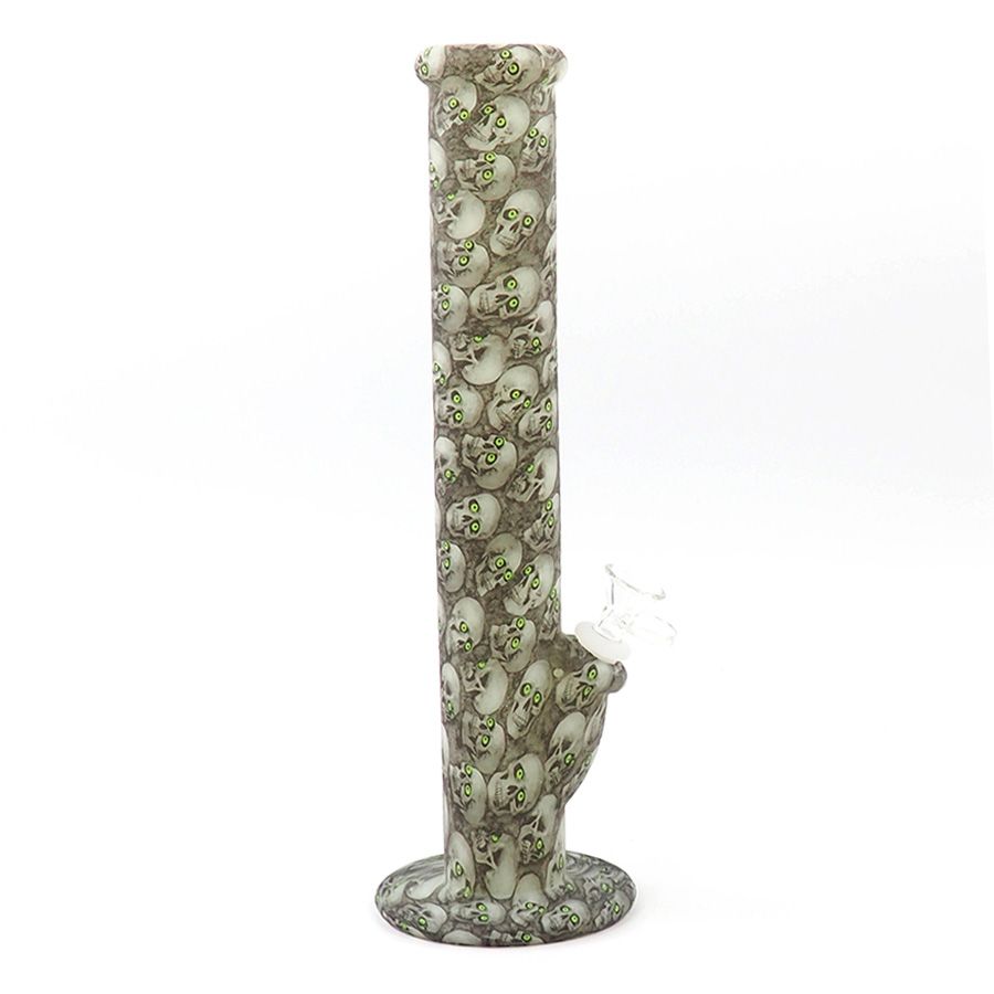 Wholesale Limited Edition Silicone Water Bong With Printed Pattern