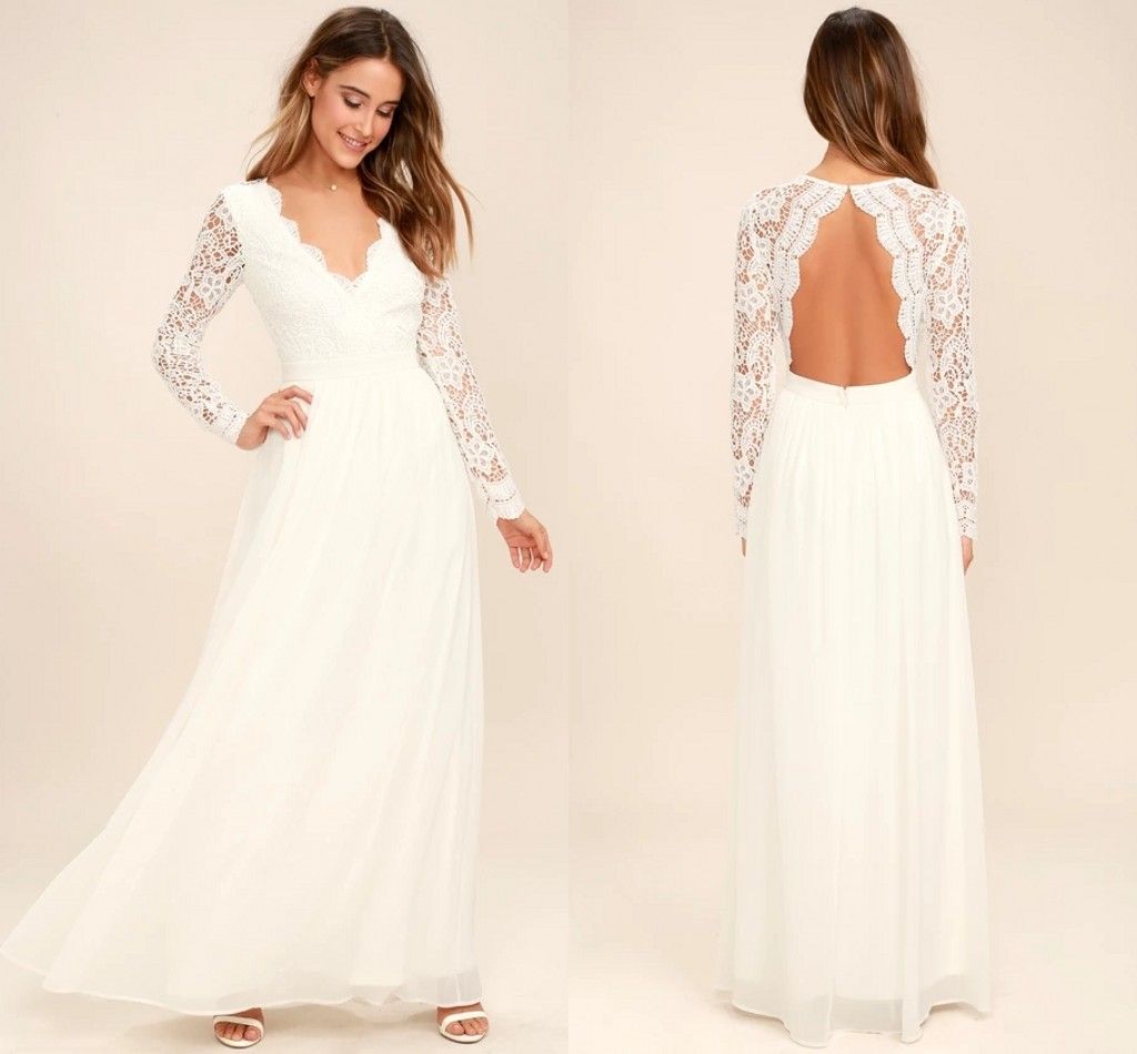 robe boheme longue dentelle