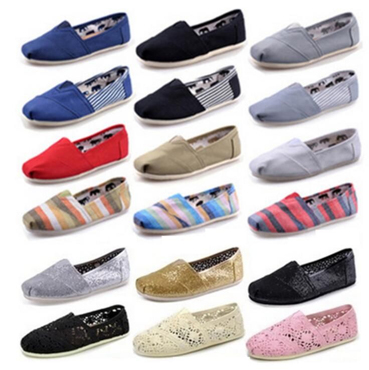 canvas flat shoes