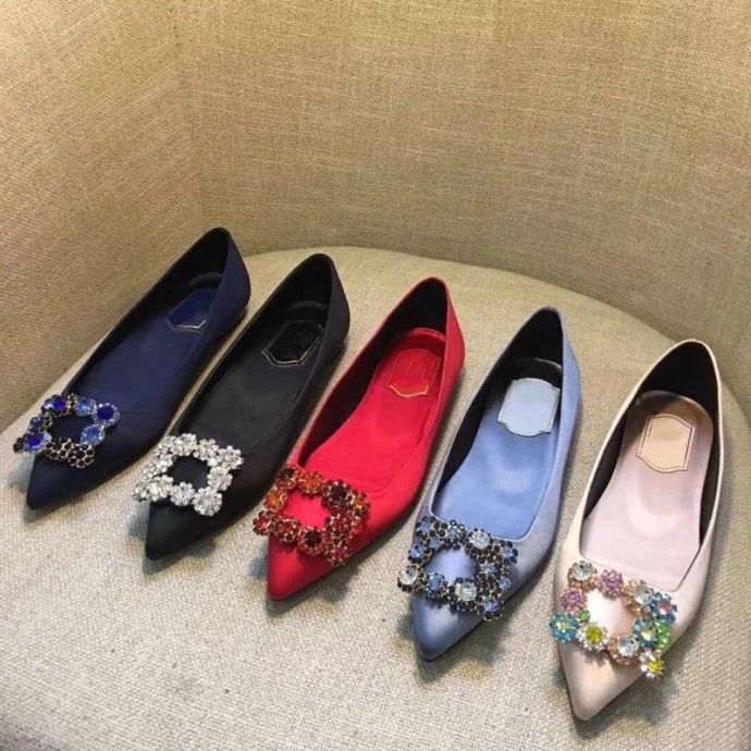 satin flats
