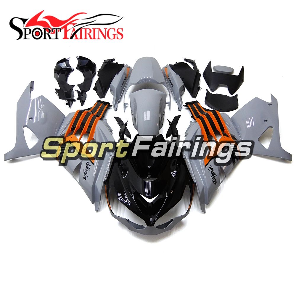 New Arrival Full Fairings For Kawasaki ZX 14R ZX14R 12 13 14 15 2012 2015 ABS Plastics Motorcycle Gray Black Orange Fairings Bodywork Motorcycle Fairing Radio Systems Motorcycle Fairing Repair From Goldgolf, $433.63| DHgate.Com
