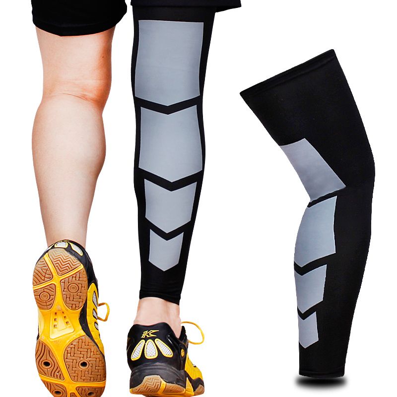 2020 Good Elastic Compression Sleeves Stockings Leg Thigh Socks Soccer Volleyball Cycling Basketball Legwarmers Protect The Thigh From Luwintsports 5 03 Dhgate Com