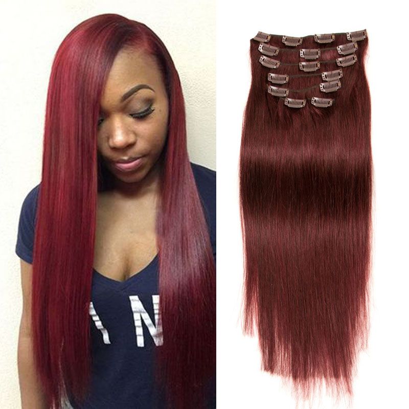 cheap human hair clip ins