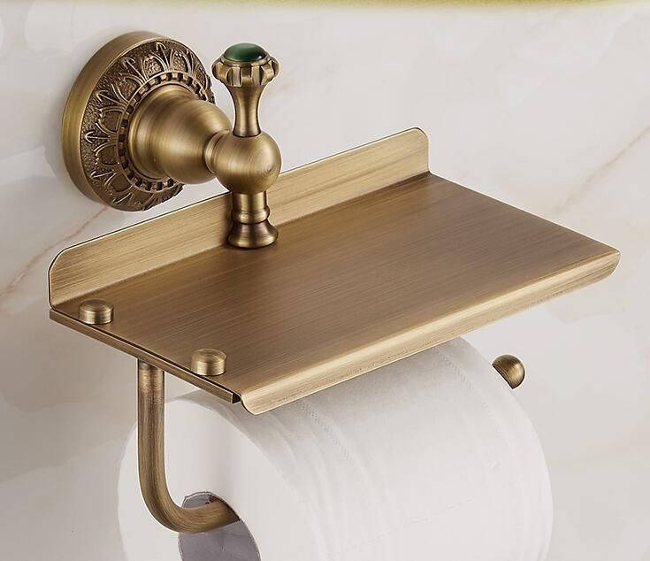 2020 2018 Toilet Paper Holder With Phone Shelf Towel Roll Rack