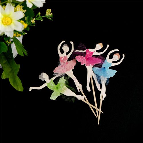 Acheter Set Joyeux Anniversaire Dentelle Danse Fille Gateau Inserer Carte Ballerine Fee Cupcake Topper Choix De Decorations De Fete Danniversaire De 3 71 Du Toto3 Fr Dhgate Com