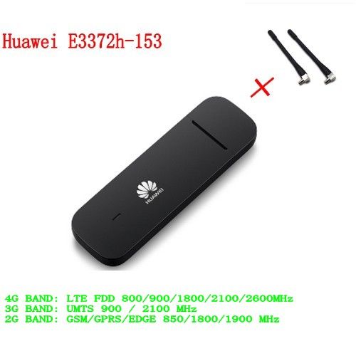 Desbloqueado E3372H 153 Un Par De Antena 4G LTE 150MBPS USB MODEM 4G LTE USB USB Stick Datacard De 45,48 € | DHgate