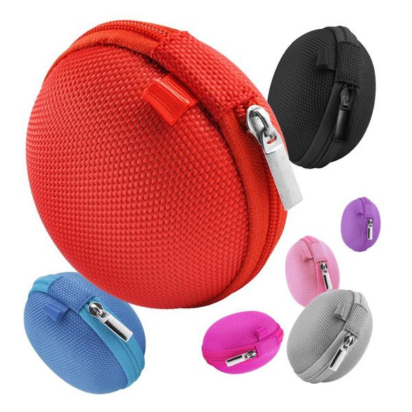 Headphones Earphone Cable Earbuds Storage Hard Case Universal Carrying Pouch Bag