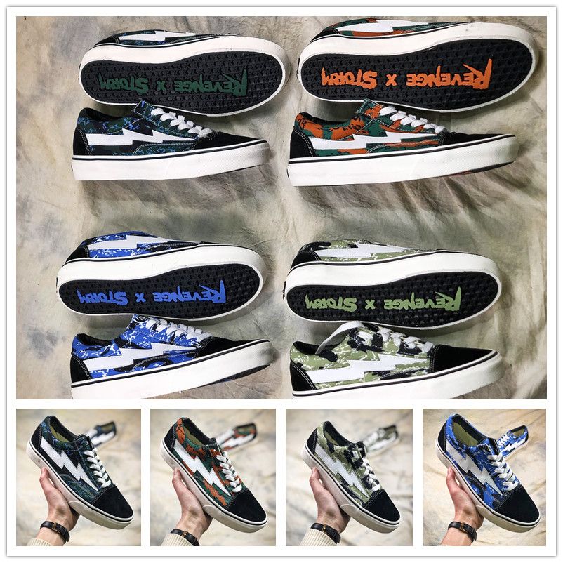 2018 AAA+ Revenge X Storm Pop Up Store 2 Lightning Casual Canvas Shoes Kendall Jenner Footwear Old Skool Fashion Kanye West Sneakers 35 44 Comfortable Shoes Discount Shoes From Yxl01, $49.75| DHgate.Com