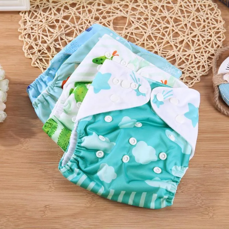 Nouveau Né Bébé Couches Réutilisables Infantile Lavable Nappies Tissu